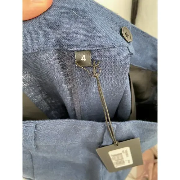 Puppets and Puppets Navy Blue Black Teapot Wide Leg Skant Trouser Pant 4 NWT - Picture 11 of 11